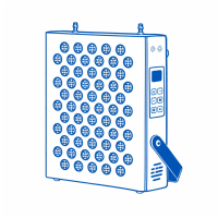 Zestaw generatora hipoksyjnego + lampy LED